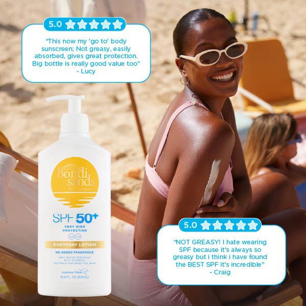 Bondi Sands Spf50+ Fragrance Free Sunscreen Value Pack 500Ml