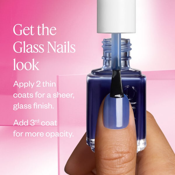 Essie Glass Nails Nail Polish Blue Light