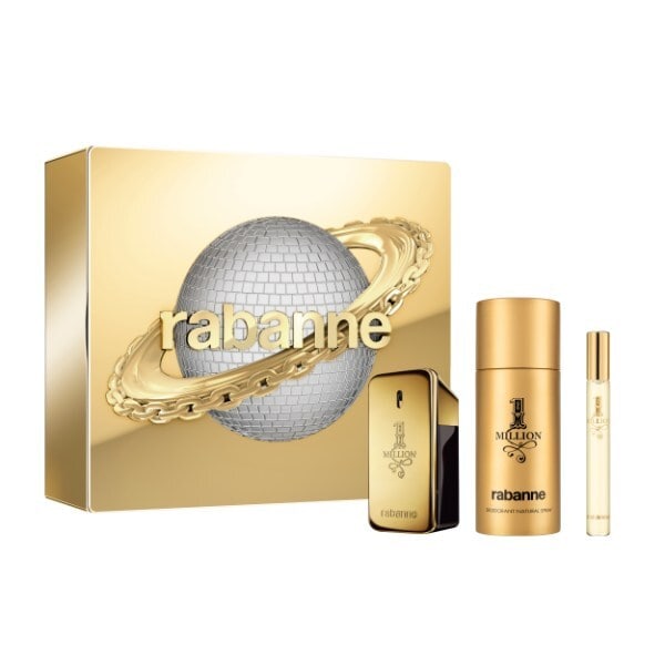 Rabanne 1 Million Eau de Toilette 100ml, Deodorant & 10ml Gift Set