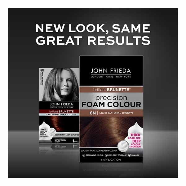 John Frieda Precision Foam Light Natural Brown 6N