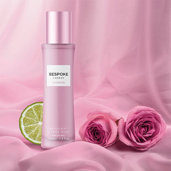 Bespoke Woman Bergamot & Rose Musk Perfume Mist 140Ml