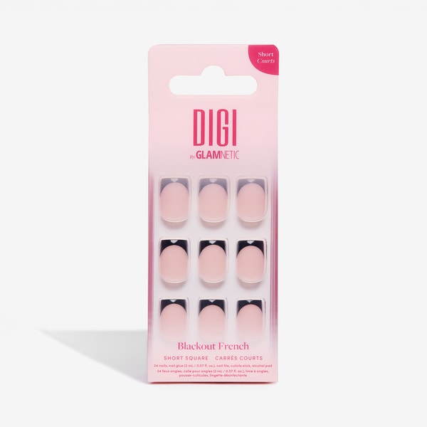 Digi Nails Blackout French