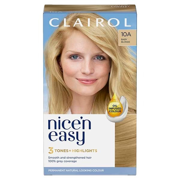 Clairol Nice'n Easy Hair Dye 10A Baby Blonde