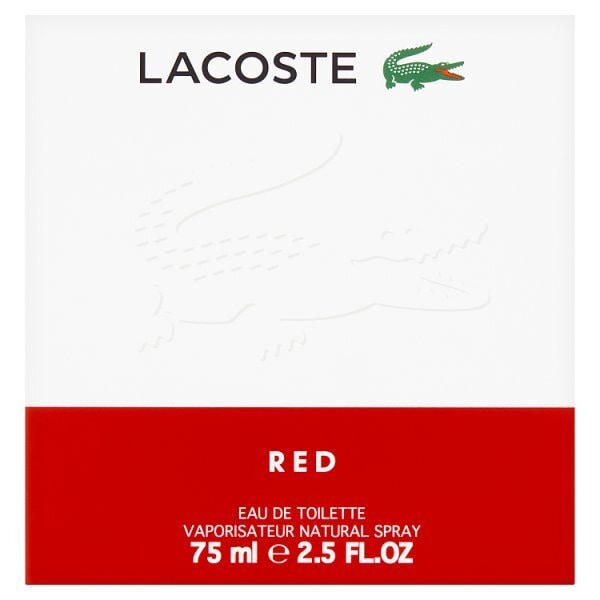 DNRLacoste Red Eau de Toilette 75ml