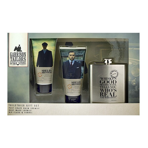 DNR Peaky Blinders Wash Balm & Hip Flask