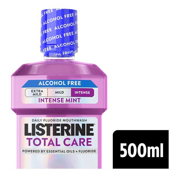 Listerine Total Care Intense Alcohol Free Mouthwash 500Ml