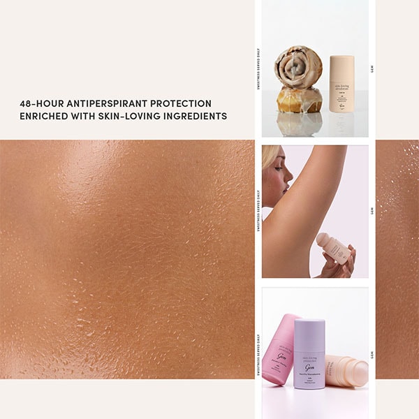 Gem Skin-Loving Roll On Deodorant: Santal 50ml