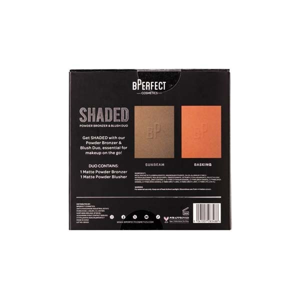 Bperfect Cosmetics Shaded Powder Bronze & Blush Duo: 02 M