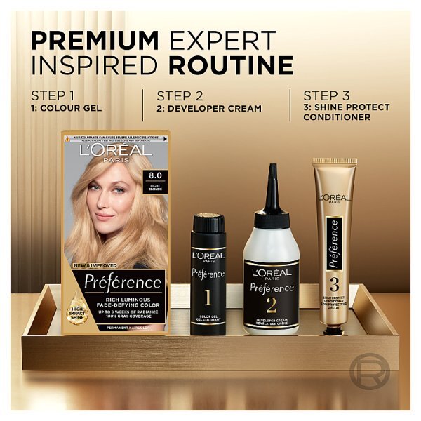 Preference Infinia 8 California Natural Mid Blonde Hair Dye