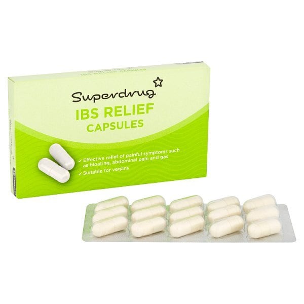 Superdrug Irritable Bowel Syndrome Relieve 15 Capsules