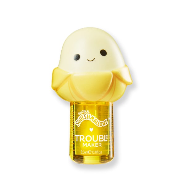 Trouble Maker x Squishmallows Junie the Banana Melt Down Lip Oil with Snug