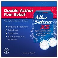 Alka Seltzer Antacid XS Effervescent Pain Relief 20 Tablets