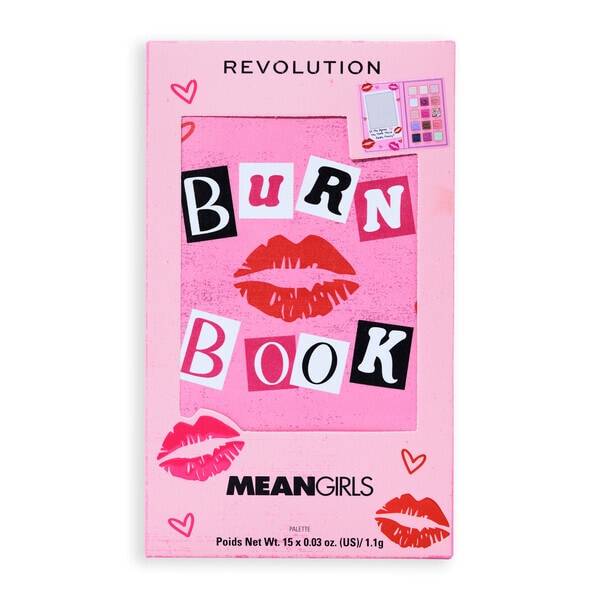 Mean Girls X Revolution Burn Book Palette