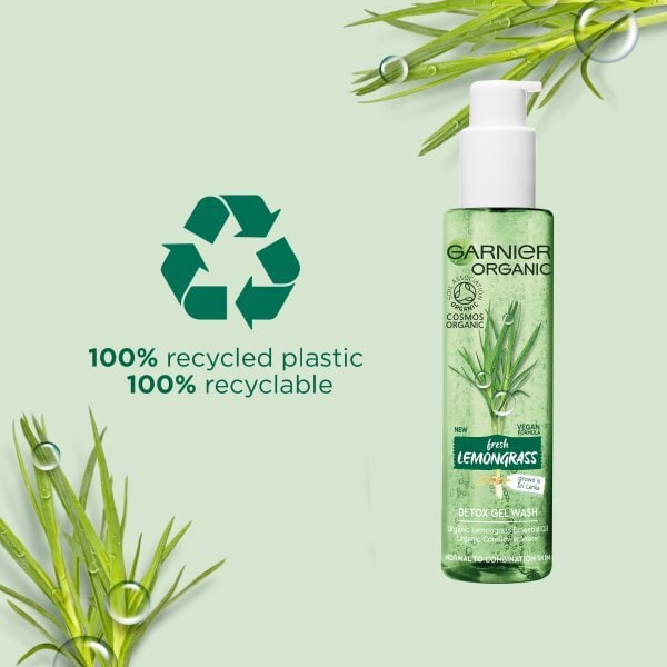 Garnier Organic Lemongrass Gel Wash 150ml