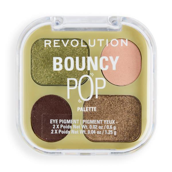 Revolution Bouncy Pop Shadow Palette Evergreen