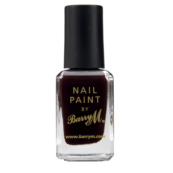 Barry M Nail Paint Red Black