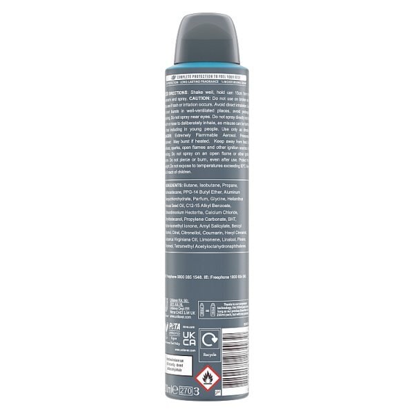 Dove Men+Care Advanced Clean Comfort Anti-Perspirant Aerosol 200 ml