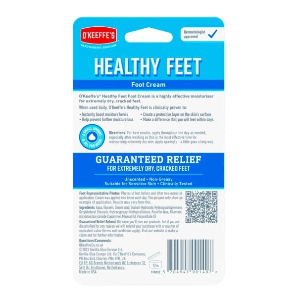 O'Keeffe's Healthy Feet Foot Cream 91g