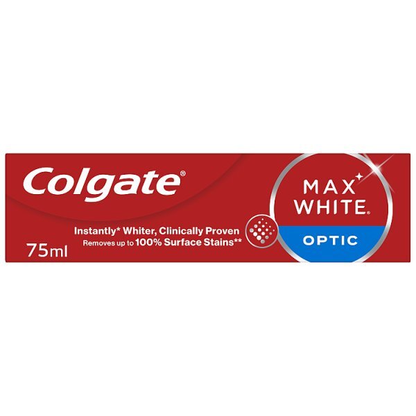 Colgate Max White Optic Whitening Toothpaste 75ml