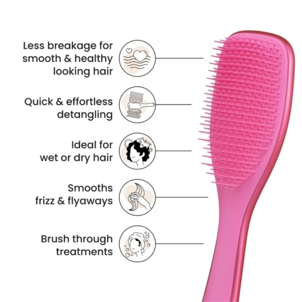 Tangle Teezer Ultimate Detangler Chrome Hot Pink