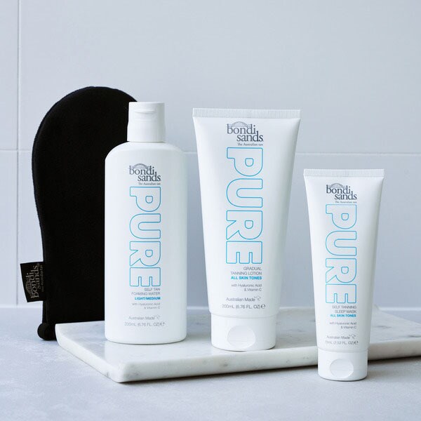 DNR Bondi Sands Pure Self Tan Foaming Water Light/Medium 200Ml