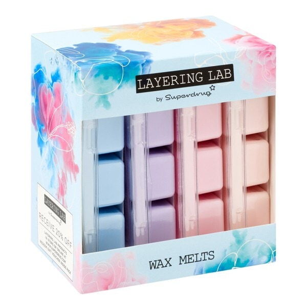 Superdrug Layering Lab Wax Melts x4