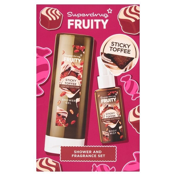 Superdrug Fruity Sticky Toffee Duo Gift Set