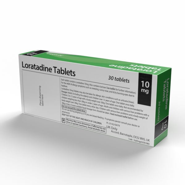 Accord Loratadine Tablets 10Mg 30 Pack