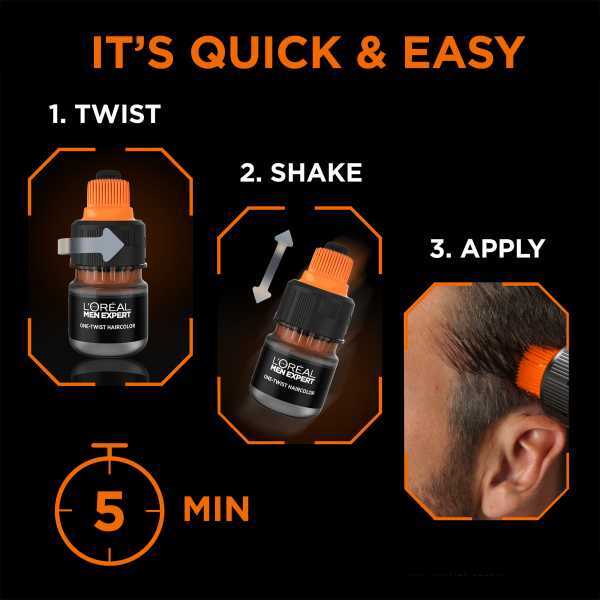 L'Oreal Men Expert Semi-Perm Hair Colour 04 Natural Brown