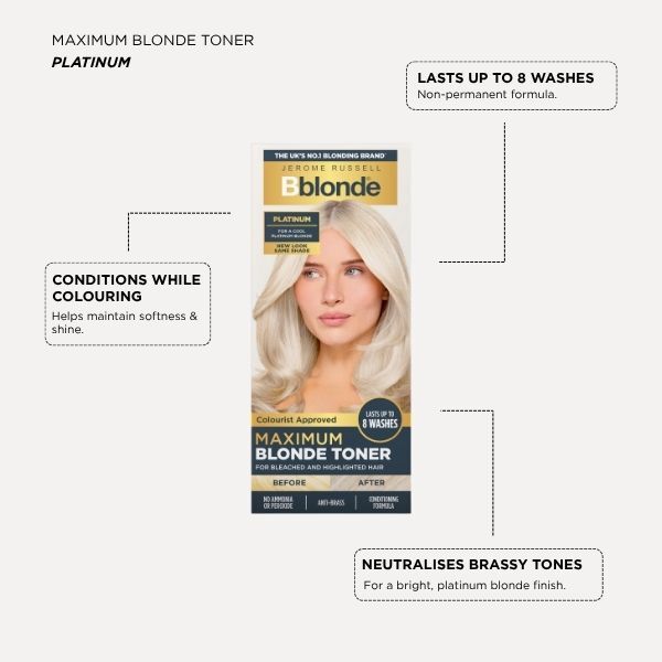 Jerome Russell Bblonde Platinum Blonde Hair Toner