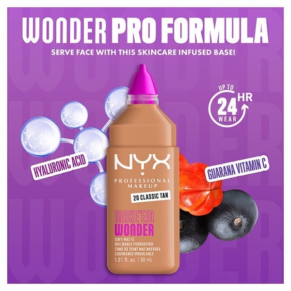 NYX Professional Makeup Wonder Foundation Classic Tan