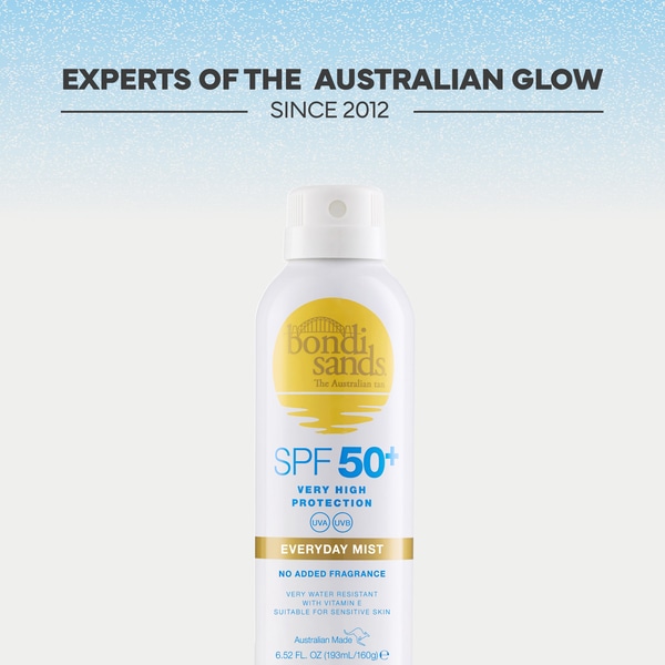 Bondi Sands Spf 50+ Aerosol Mist Spray Fragrance Free 160G