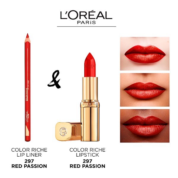 L'Oréal Paris Color Riche Lip Liner Couture 297 Red Passion