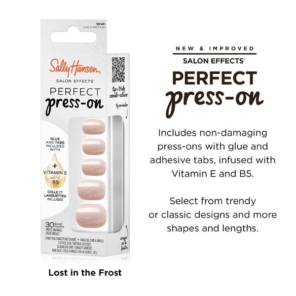 Sally Hansen Salon Effects Perfect Press-On Nails - Lost In The Frost
