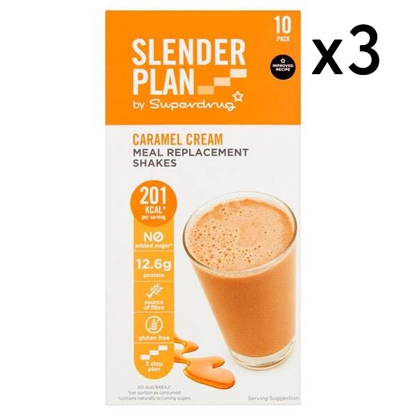 Slenderplan 30 day supply Meal Replacement Shake Caramel