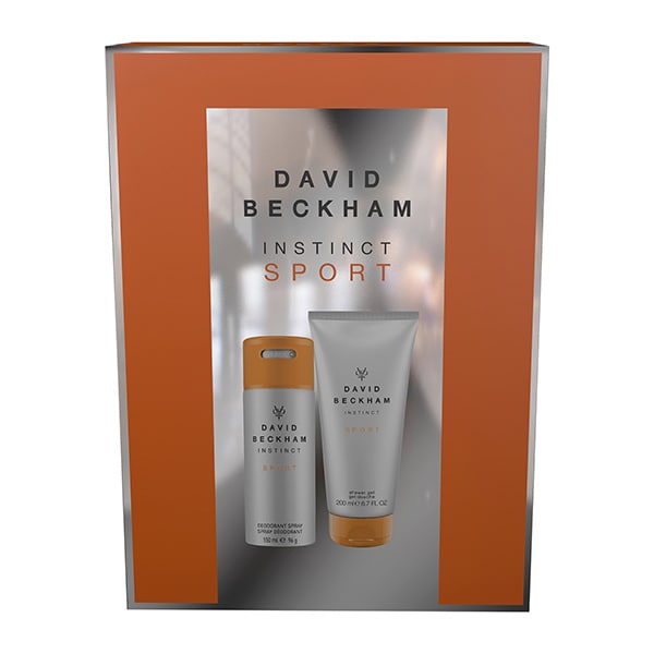 DNR Beckham Instinct Sport Duo Set Body Spray & Hair & Body Wash