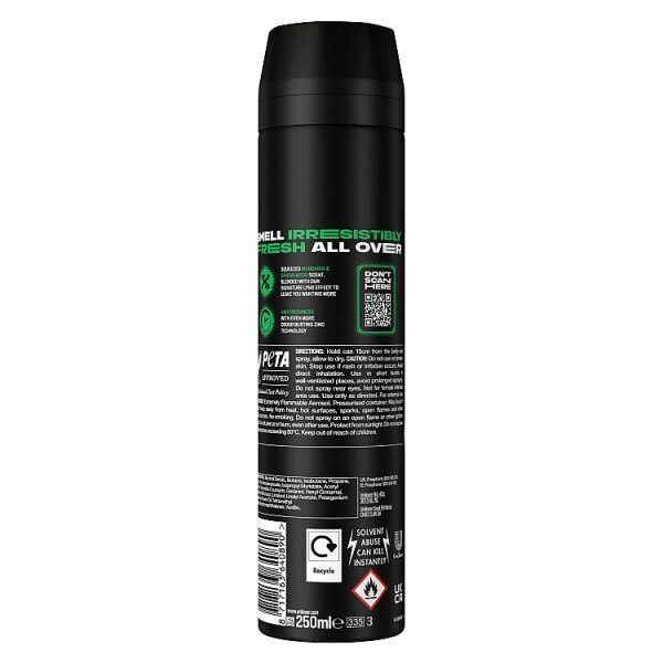 Lynx Deodorant Bodyspray Aerosol Africa 250ml