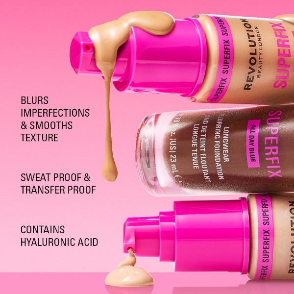 Revolution Superfix Blur Longwear Foundation F4C