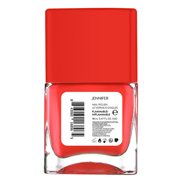 Nails.INC It's Topless Jennifer Tomato Red Polish 14ml