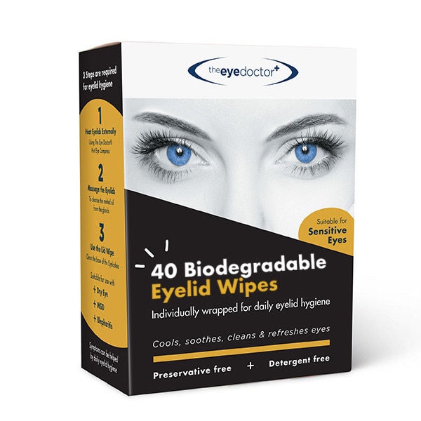 The Eye Doctor Eye Lid Wipes - 40'S Pack