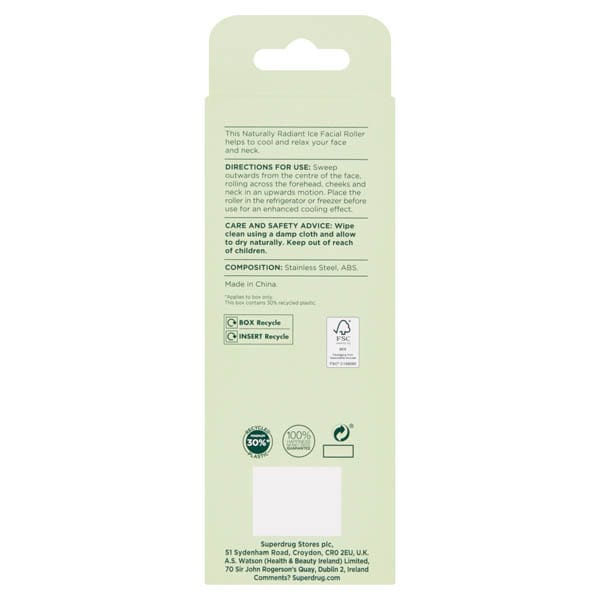 Superdrug Naturally Radiant Ice Face Roller