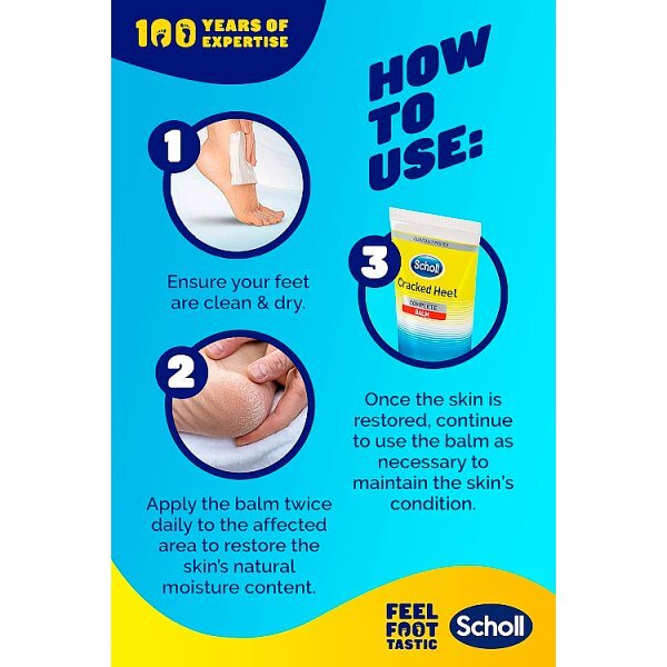 Scholl Cracked Heel Skin Repair Balm Cream 60ml