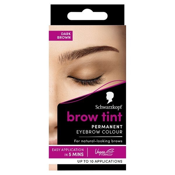Schwarzkopf Brow Tint Dark Brown Permanent Eyebrow Tint