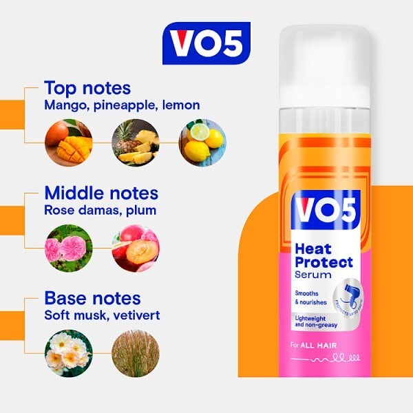 VO5 Heat Protect Hair Serum 50ml