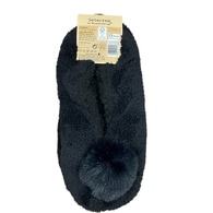 Superdrug Slipper Socks Black