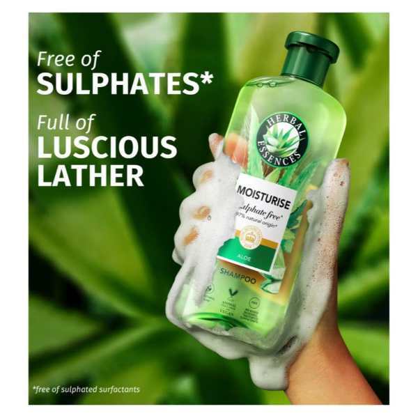 Herbal Essences Aloe Moisturise Sulphate Free Shampoo 350ml