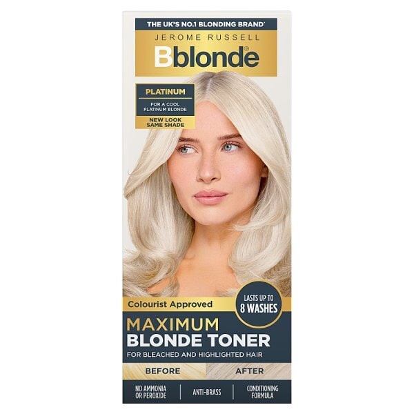 Jerome Russell Bblonde Platinum Blonde Hair Toner