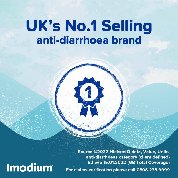 Imodium Original 2mg Diarrhoea 12 Tablets