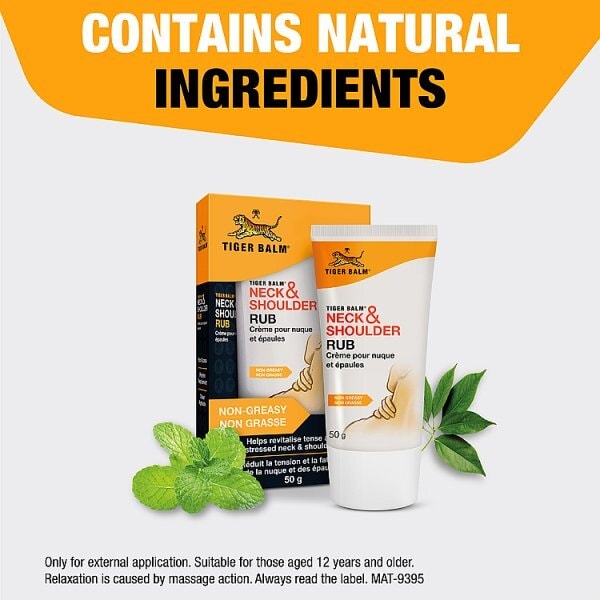 Tiger Balm Neck & Shoulder Non-greasy Rub 50g