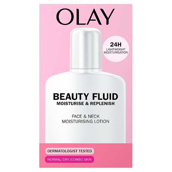 Olay Beauty Fluid Moisturiser Normal/Dry/Combo Skin 200ml
